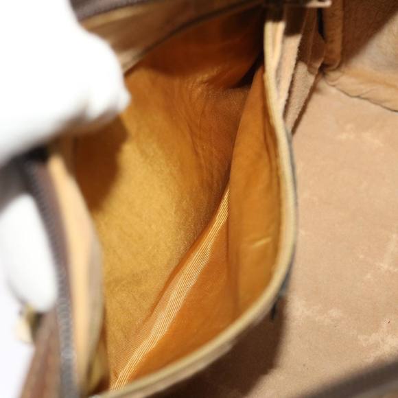 GUCCI GG Canvas Web Sherry Line Hand Bag Beige Red Green 24 012 3841 Auth 49785 - Picture 10 of 16